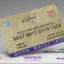 طرح لایه باز کارت بانک ملی ایران طرح طلایی